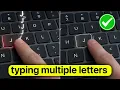 Keyboard Typing Multiple Letters After One Key Pressed - Fixed