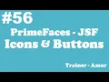 PrimeFaces - JSF Tutorial PrimeIcons Buttons in PrimeFaces using Netbeans IDE Part-56