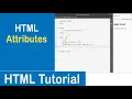 HTML Attributes HTML Tutorial