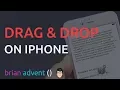 iOS Swift Tutorial Drag and Drop on iPhone with iOS 11