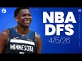 NBA DFS Picks Strategy for 26