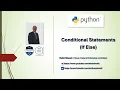 6 Conditional Statements If else if in Python