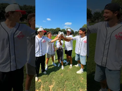 Part 4️⃣ of 4️⃣ ⚾ @arbys  nailed it. Thanks for the baseball, trick shots & Cheesesteaks! ❤️🥩🧀🥖