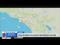 Power outages reported Friday