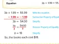 Course 3 L 2-3 Write Two-Step Equations
