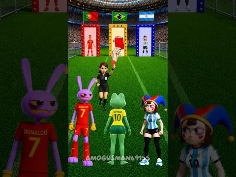 Jax VS Ribbit VS Pomni - Who Lost The 2026 FIFA World Cup? | Messi VS Neymar VS Ronaldo and TADC