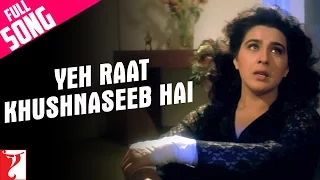 yeh raat khushnaseeb hai song aaina jackie shroff juhi chawla amrita singh lata mangeshkar