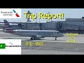 Trip report American Airlines from New York JFK to Indianapolis Indiana Embraer E175 aircraft