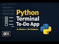 Todo-In-Memory-Python-Console-App