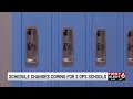Schedule changes coming for 2 Omaha public schools