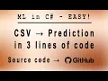 How to Use ML NET with C to Predict Data from a CSV File Full Tutorial