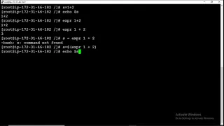 HOW TO PERFORM ARITHMETIC OPERATIONS ON DATA IN SHELL SCRIPTING expr let bc