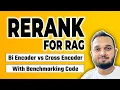 RAG Reranking Explained Bi-Encoder vs Cross-Encoder with benchmarking code