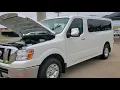 2018 Nissan NV 12 passenger van
