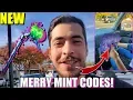 NEW FORTNITE MERRY MINT PICKAXE FREE CODES
