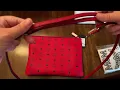 MCM Crossbody Pouch Unboxing my new Candy Red Bag