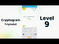 Cryptogram Tripledo Level 9 Solutions Logic Puzzle Game Mini Boss