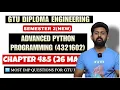 ADVANCED PYTHON PROGRAMMING CHAPTER 4 5 MOST IMP GTU DIPLOMA ENGINEERING SEMESTER 2