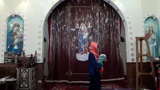 ترنيمة موسي كان طفل صغير  أداء و تمثيل خدام كنيسة السيده العذراء مريم بعرب بخواج دندنها