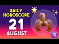 Scorpio horoscope today - August 21 2026