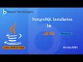 Java PostgreSQL Installation JDBC Postgres Installation