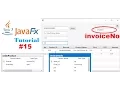 JavaFx and SQL Server Tutorials Create table order and Generate Invoice Number