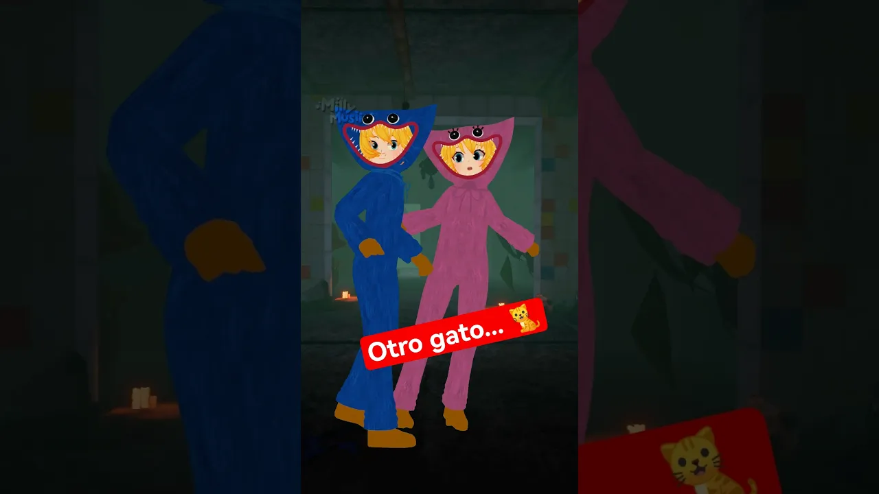 ¿Quién es? 🐈 otro gato... #millymusiic #poppyplaytime #humor #parati #shorts