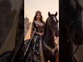 Download Lagu “Dubai’s Cute Queen 👑 | Royal Elegance on Black Horse”