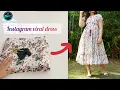 trending full circular frill frock cutting virul frill kurti