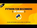 Py 52 raise Keyword in Python How to Raise Errors in Python Python for Beginners in Hindi