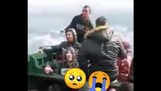 حراقة في لحضات قبل الكارثة المشهد الذي تدمع له العيون 