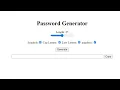Make a Simple Password Generator Javascript