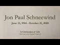 2020 11 00AM - Funeral Jon Schneewind