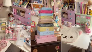 [ASMR Relaxing] Help you relax after stressful study hours Ep.59 ❤️✨🌈 Unboxing and desk setup