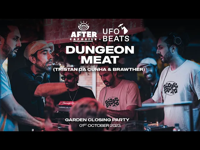Dungeon Meat b2b Tristan da Cunha b2b Brawther at After Caposile 2023 artwork