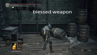 How to get Blessed weapon Sunlight strait sword Darksouls3