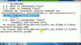 Introduction ADO NET Tutorial Part 2 Khmer