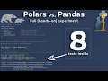Polars vs Pandas detailed test with explained results