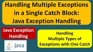 Handling Multiple Exceptions in a Single Catch Block Java Exception Handling