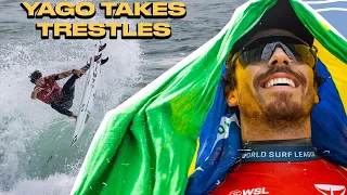 A mighty road to victory for Yago Dora at the 25' Lexus Trestles Pro