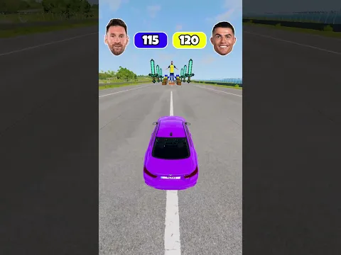 🤩CR7 Vs Messi Vs Neymar Vs Yamal⚽3 Challenges! #shorts