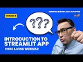 Webinar Streamlit app