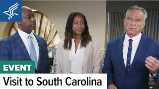 Secretary Kennedy Visits Senator Tim Scott in Charleston SC