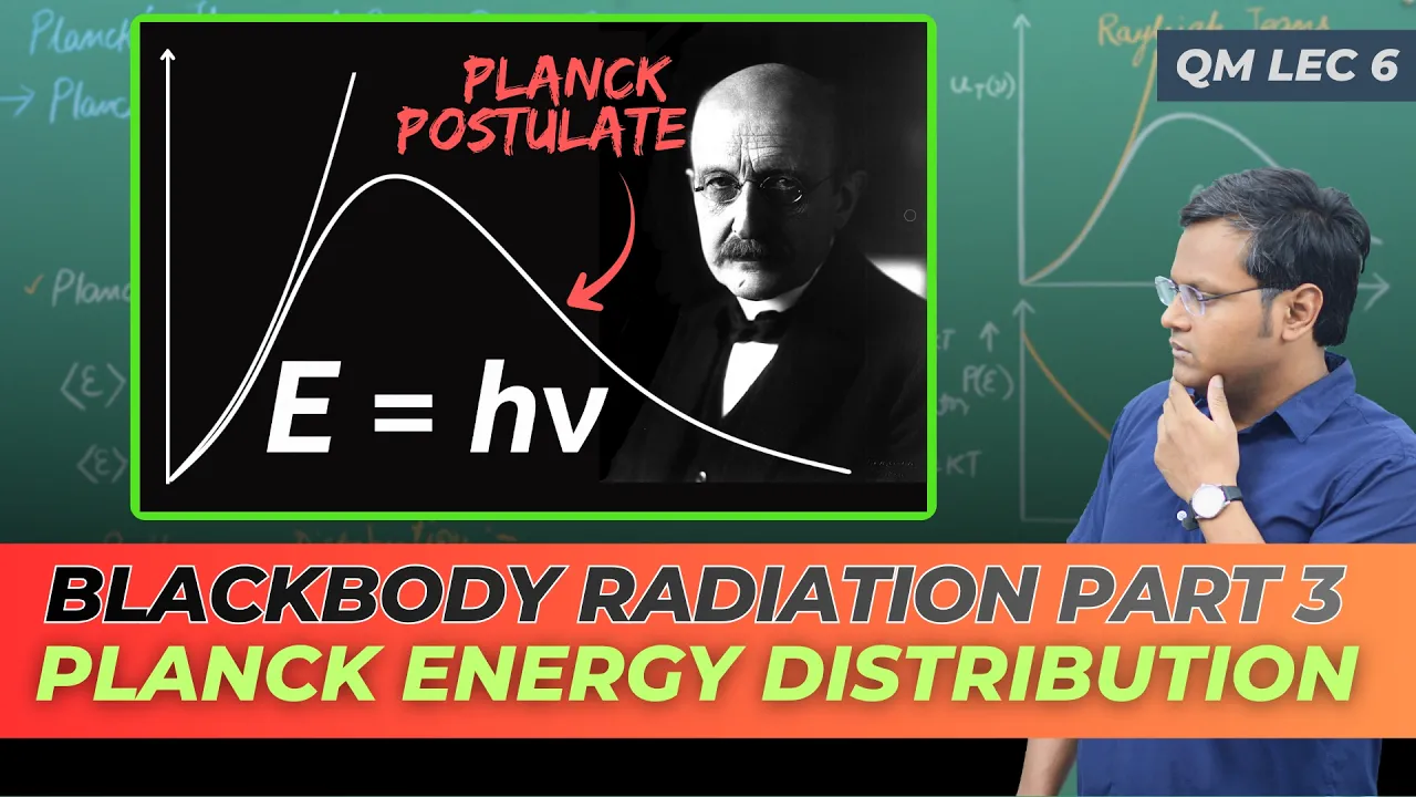 Planck Theory of Blackbody Radiation SOLVES Ultraviolet Catastrophe! (DERIVATION)
