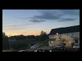 sun set in scotland