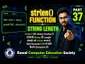 strlen Function in C String Length Explained Part 37