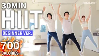 땀폭발! 초보자를 위한 30분 전신 운동 30MIN BEGINNER HIIT WORKOUT - No Repeat, No Equipment