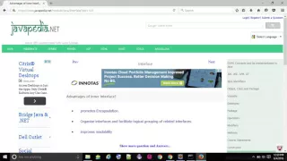 Advantages of Inner Interface - javapedia net