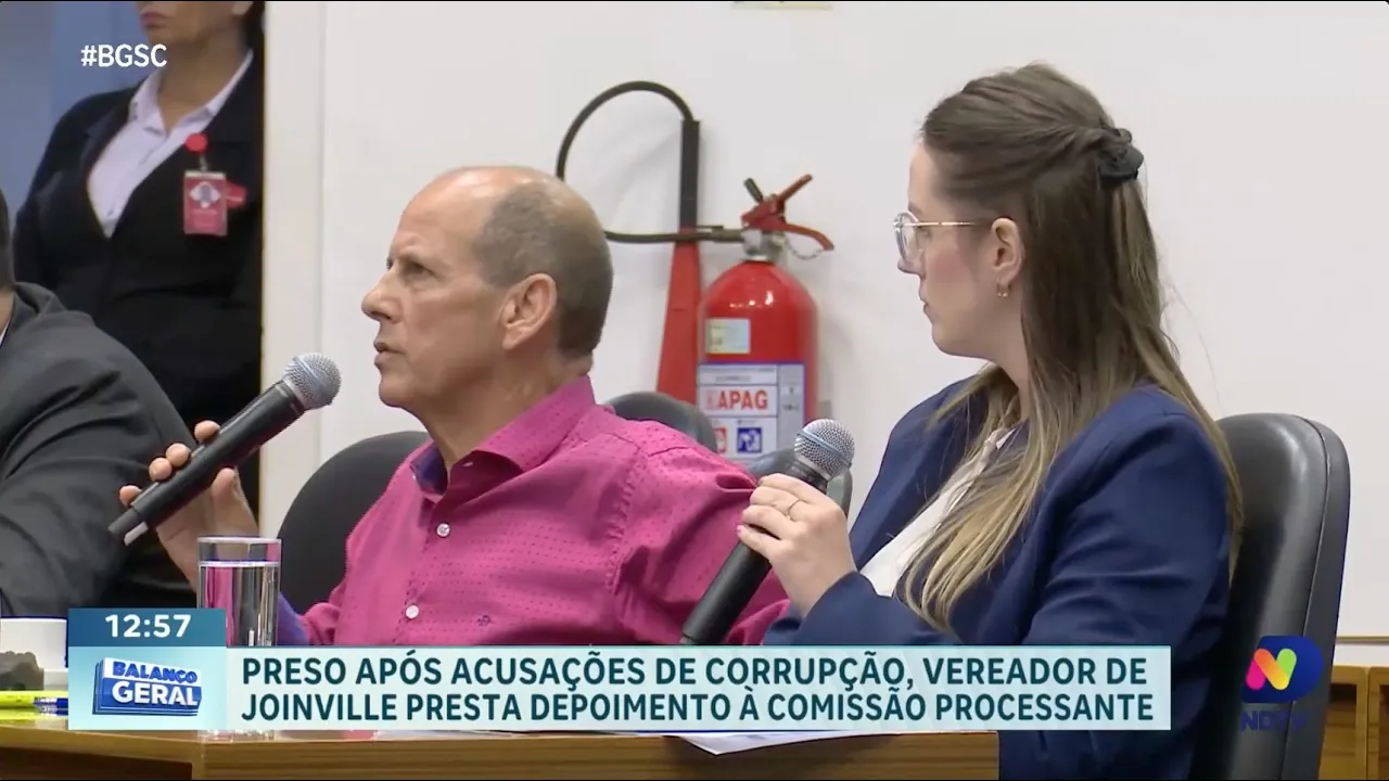 Vereador de Joinville presta depoimento em meio a acusações de corrupção