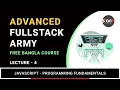 Lecture 4 Programming Fundamentals using JavaScript Full-Stack Army Stack Learner